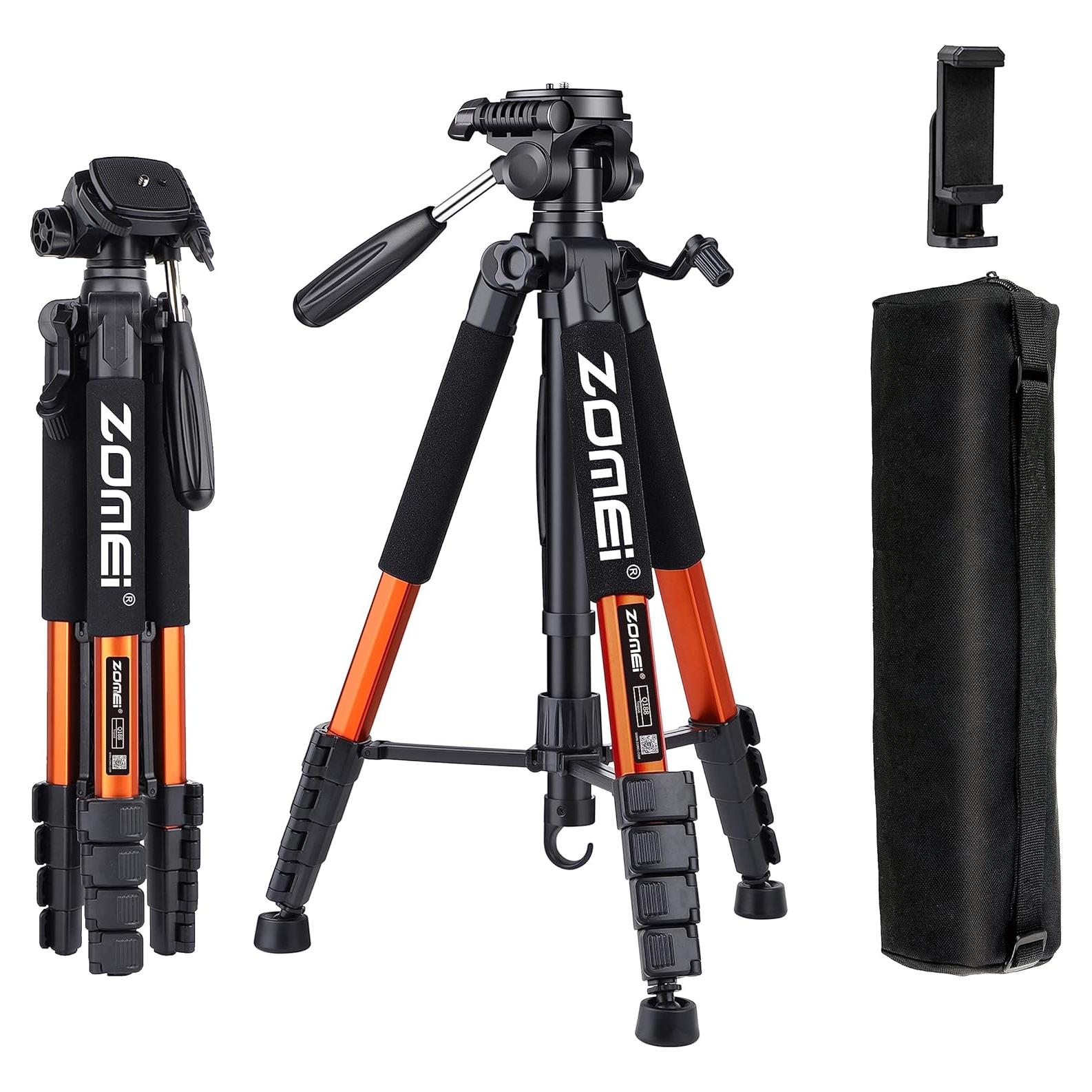 Trípode ZOMEI 188 cm Aluminio Profesional para Cámara DSLR