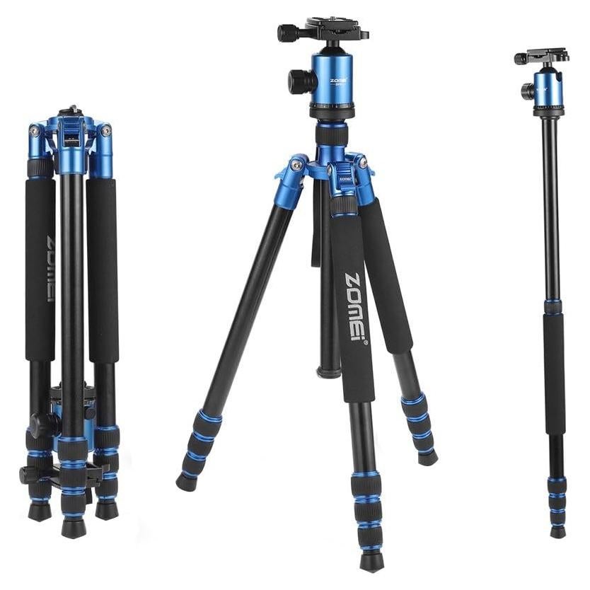 Trípode ZOMEI Z818 de Aluminio 165 cm Ligero 1.58 kg