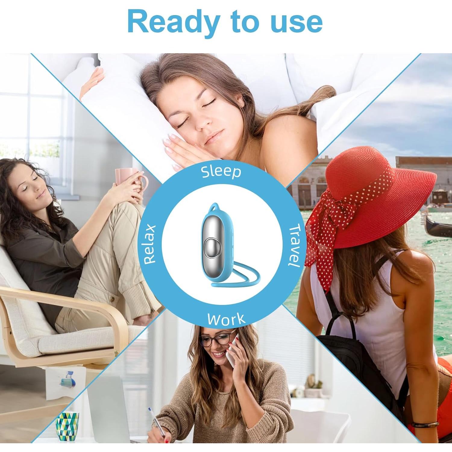 Dispositivo de Sueño Portátil Winkithw Azul para Ansiedad