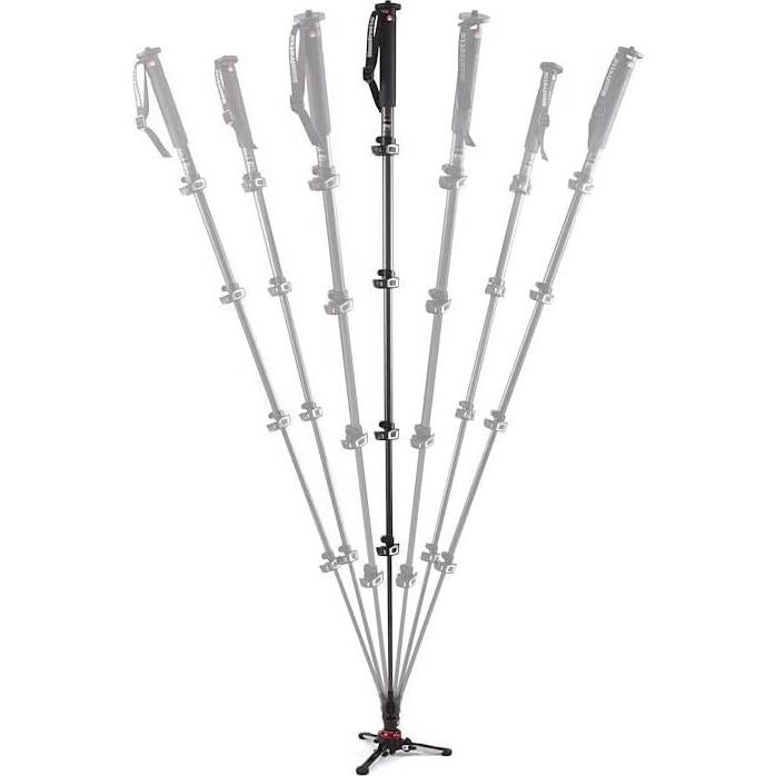 Monopie de Video Manfrotto MVMXPROC5 de Fibra de Carbono 5 Secciones