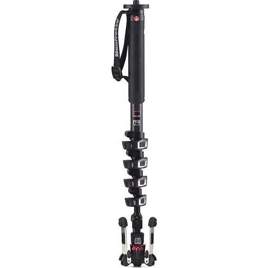 Monopie de Video Manfrotto MVMXPROC5 de Fibra de Carbono 5 Secciones
