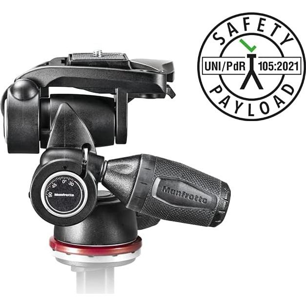 Cabezal de 3 Vías Manfrotto MH804-3W con Nivel de Burbuja