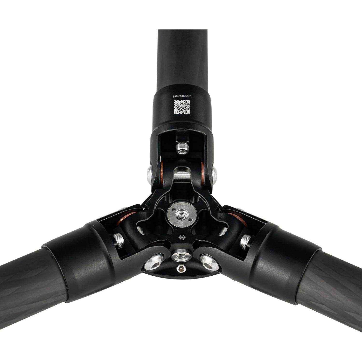 Leofoto Professional Camera Tripod, 50" Compact Carbon Fiber Tripod for DSLR Video Camcorder, 4 Leg Sections, 360° Ball Head, Max Load 8KG/18Lb (LS-254CX+LH-36LR)