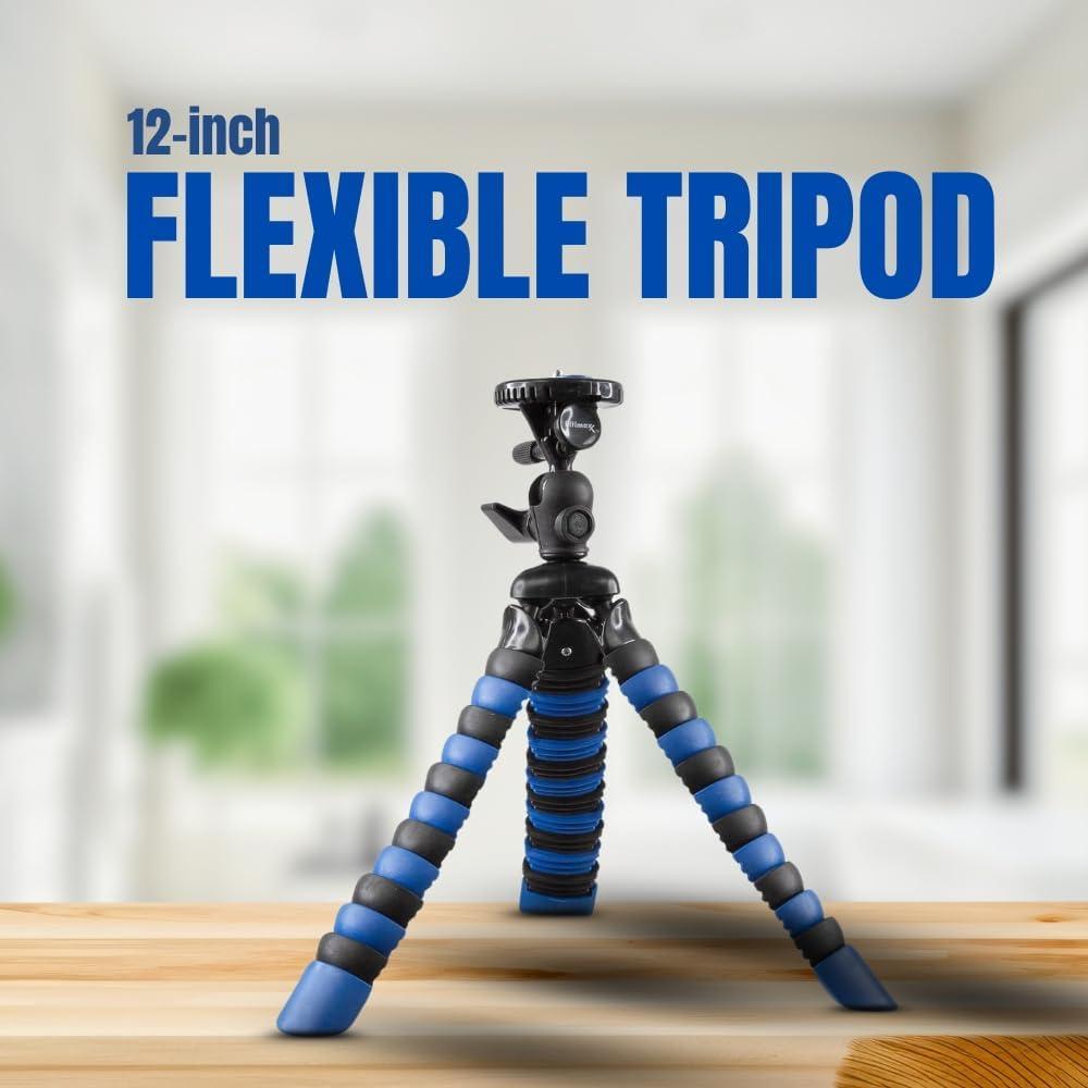 Trípode Flexible Ultimaxx 30 cm con Placa de Montaje Rápida