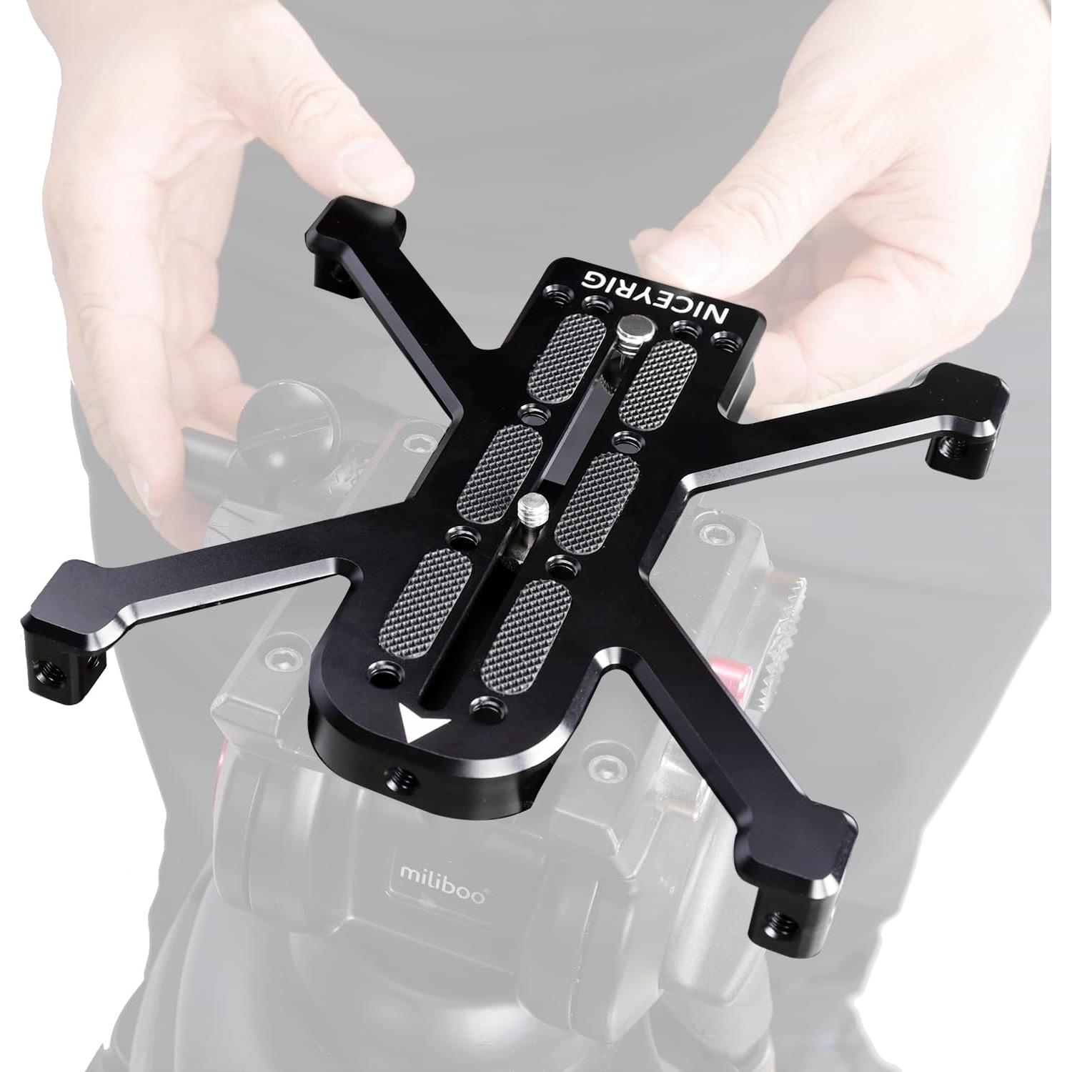 Placa de liberación rápida NICEYRIG para Manfrotto 500/501/577/701