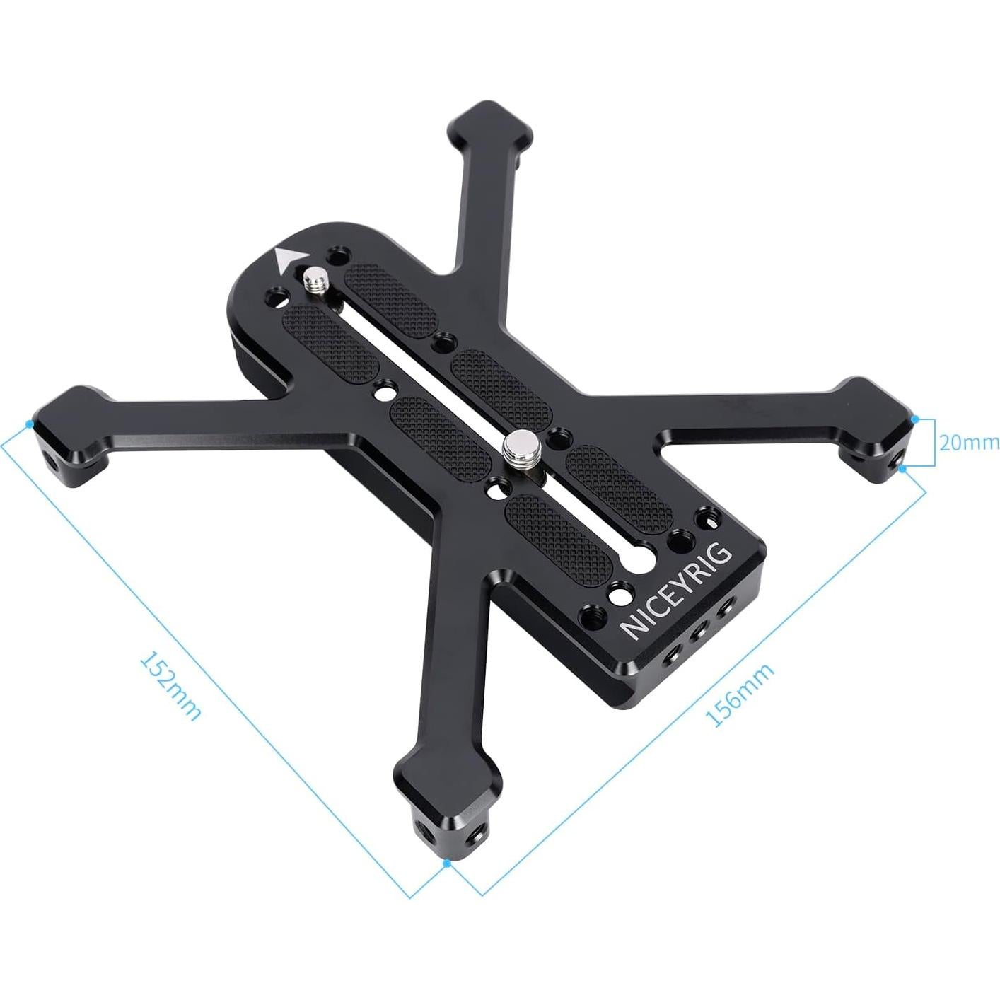 Placa de liberación rápida NICEYRIG para Manfrotto 500/501/577/701