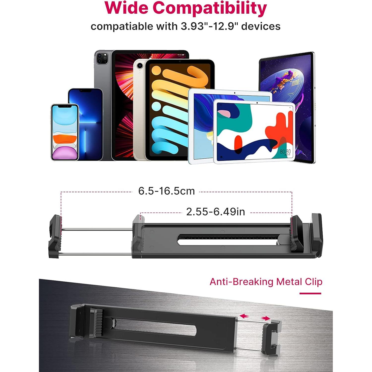 Adaptador de Montaje en Trípode ULANZI para iPad y Smartphone