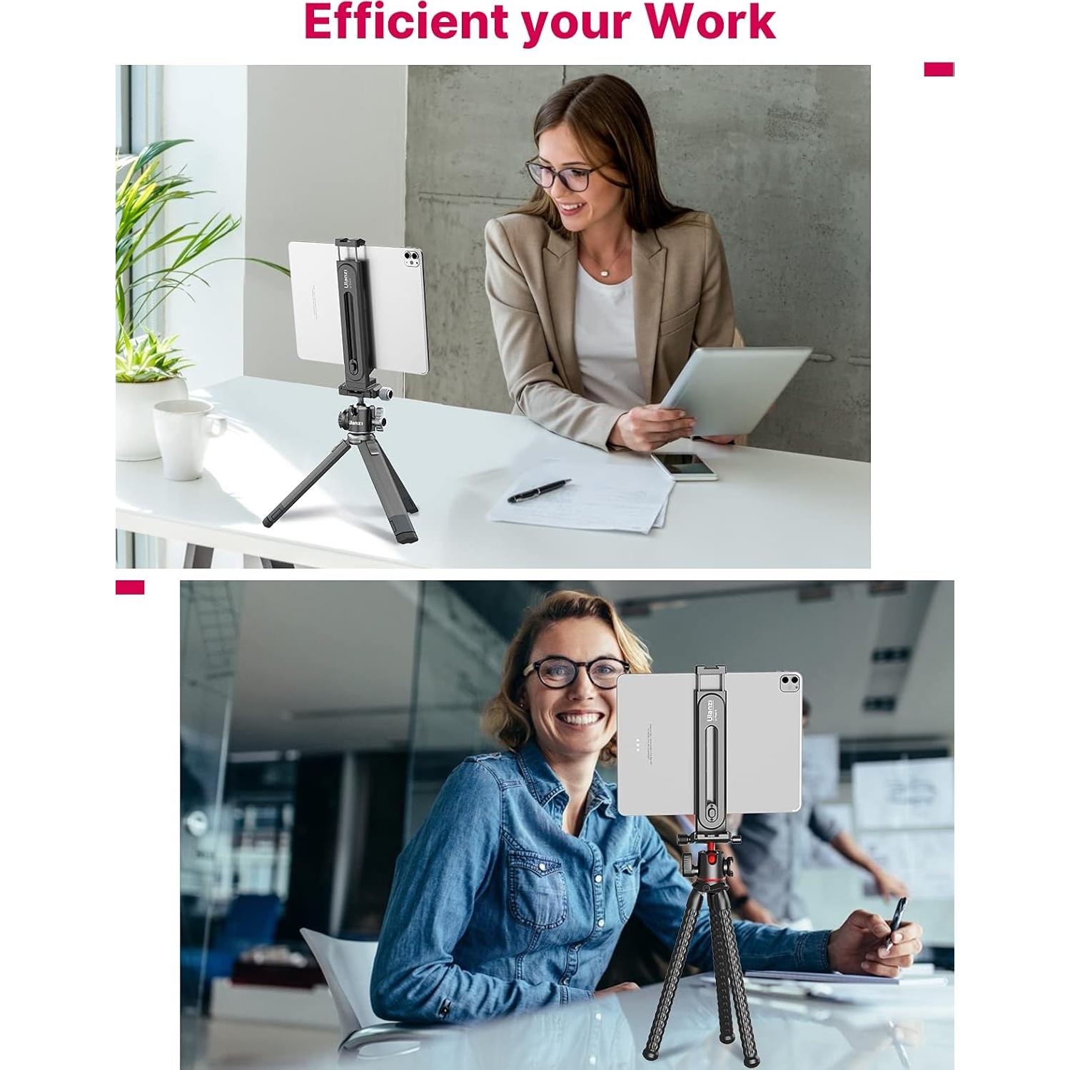 Adaptador de Montaje en Trípode ULANZI para iPad y Smartphone
