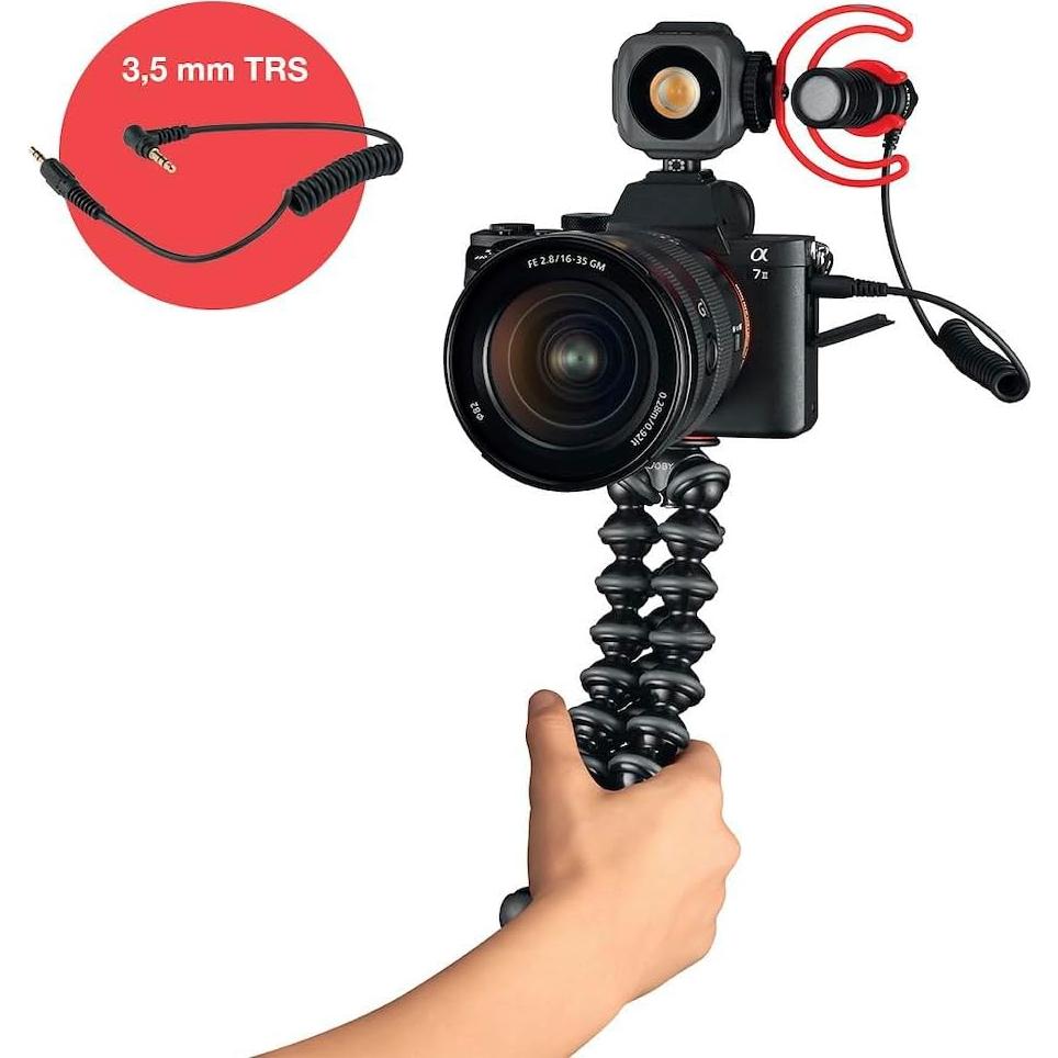JOBY GorillaPod Mobile Vlogging Kit (Smartphone Rig, Wavo Mobile Mic, Beamo Mini LED Light) Flexible Tripod, Phone Holder, Vlog Microphone, Vlog Light, Vlogging Camera Kit, Content Creator