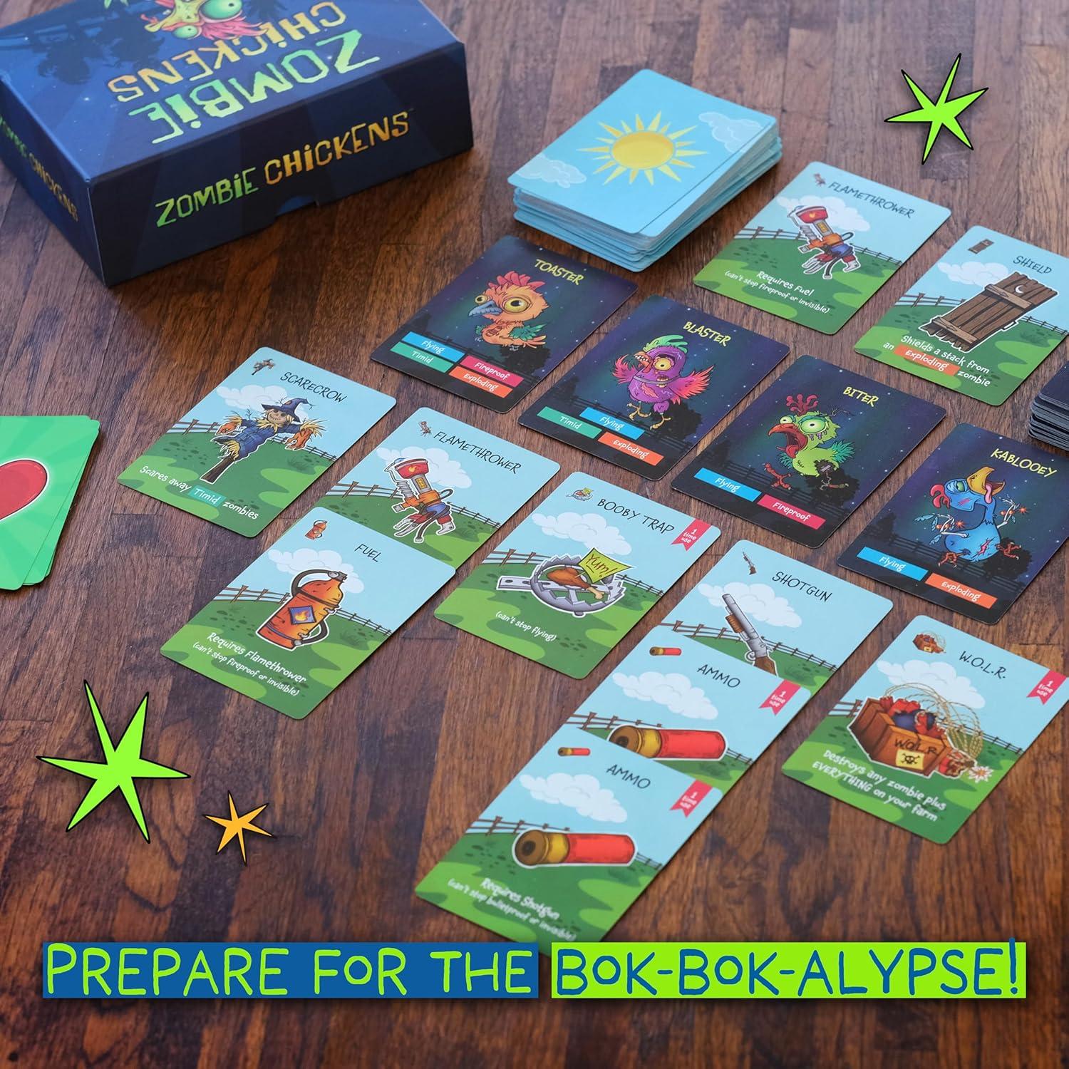 Juego de Cartas Pollos Zombis - Sweet Bros Games - 1-4 Jugadores