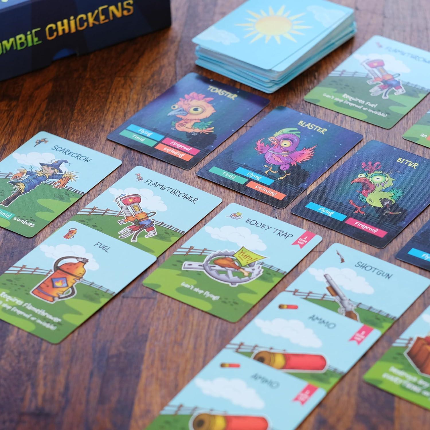 Juego de Cartas Pollos Zombis - Sweet Bros Games - 1-4 Jugadores