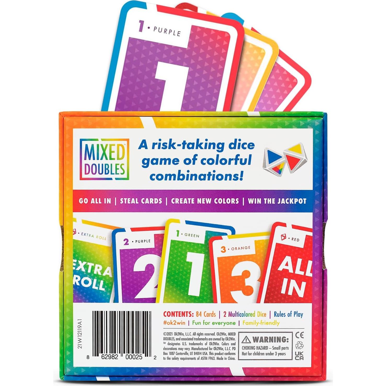 Juego de Dados y Cartas Mixtos OK 2 WIN - Diversión Estratégica 6+