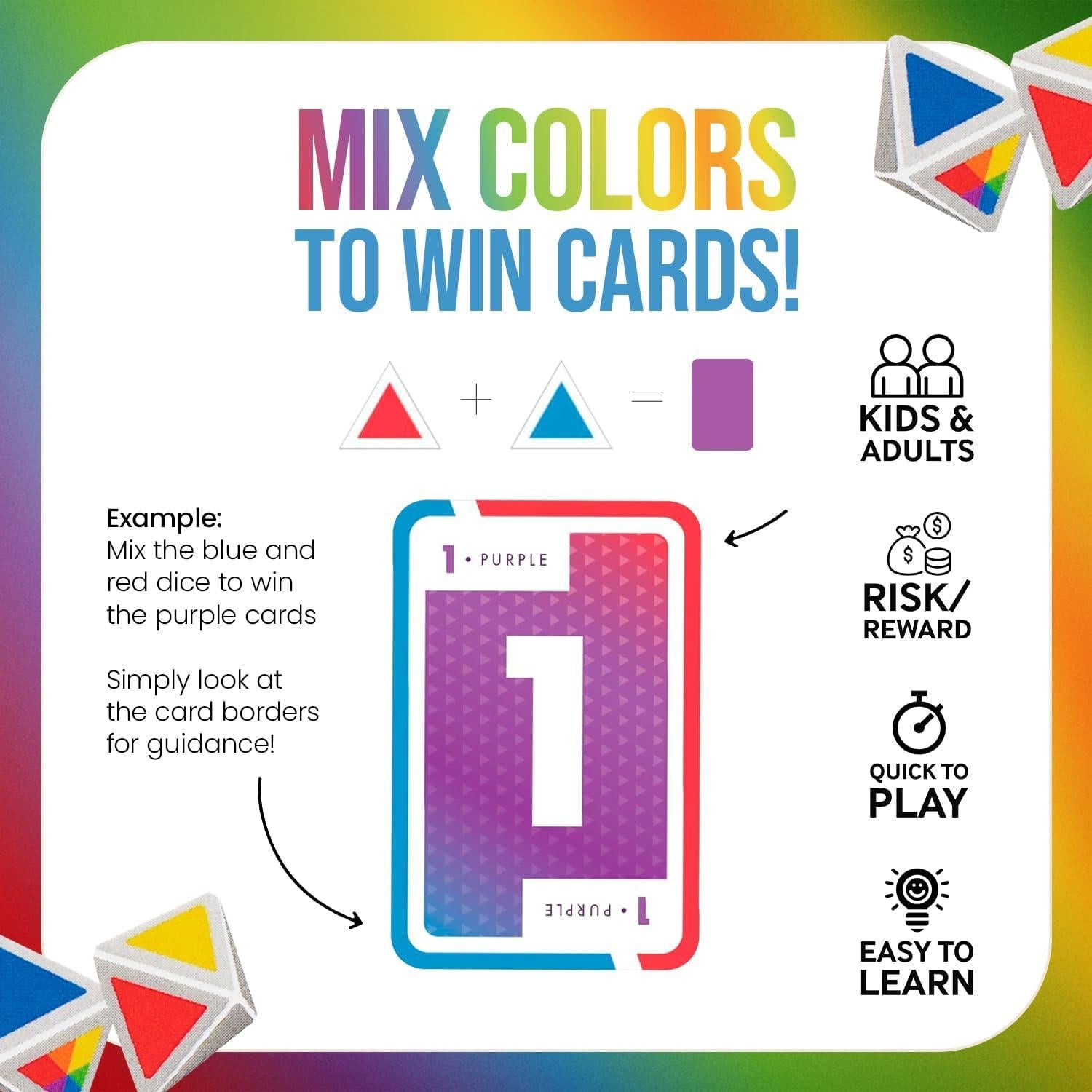 Juego de Dados y Cartas Mixtos OK 2 WIN - Diversión Estratégica 6+