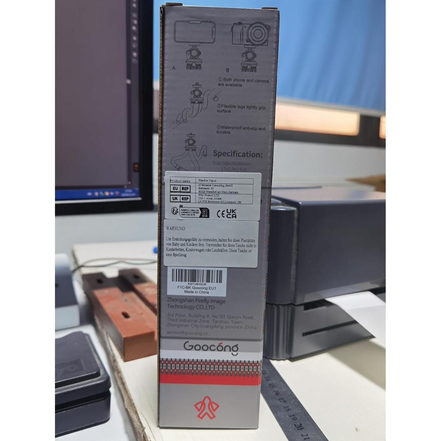 Trípode Flexible Goocong para Smartphone y Cámara DSLR