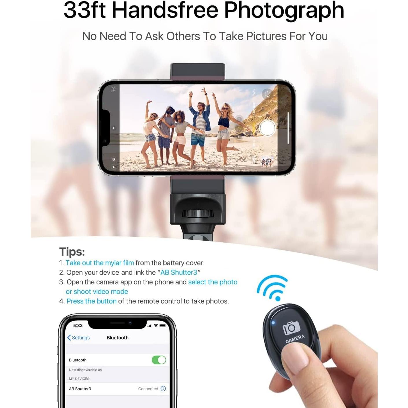 Trípode Profesional NEXBOOM para iPhone y Smartphones 66"