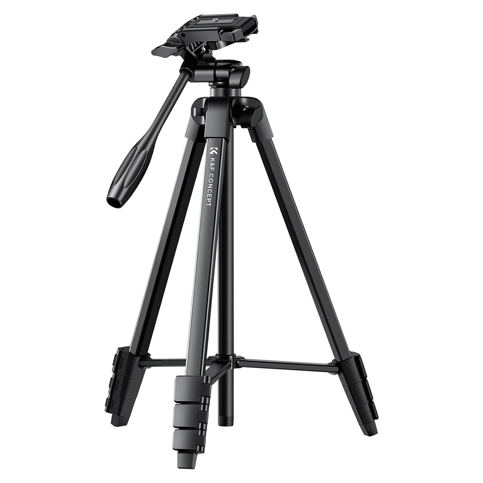 Trípode de Viaje K&F Concept 0.61 kg Altura Ajustable 43-152 cm