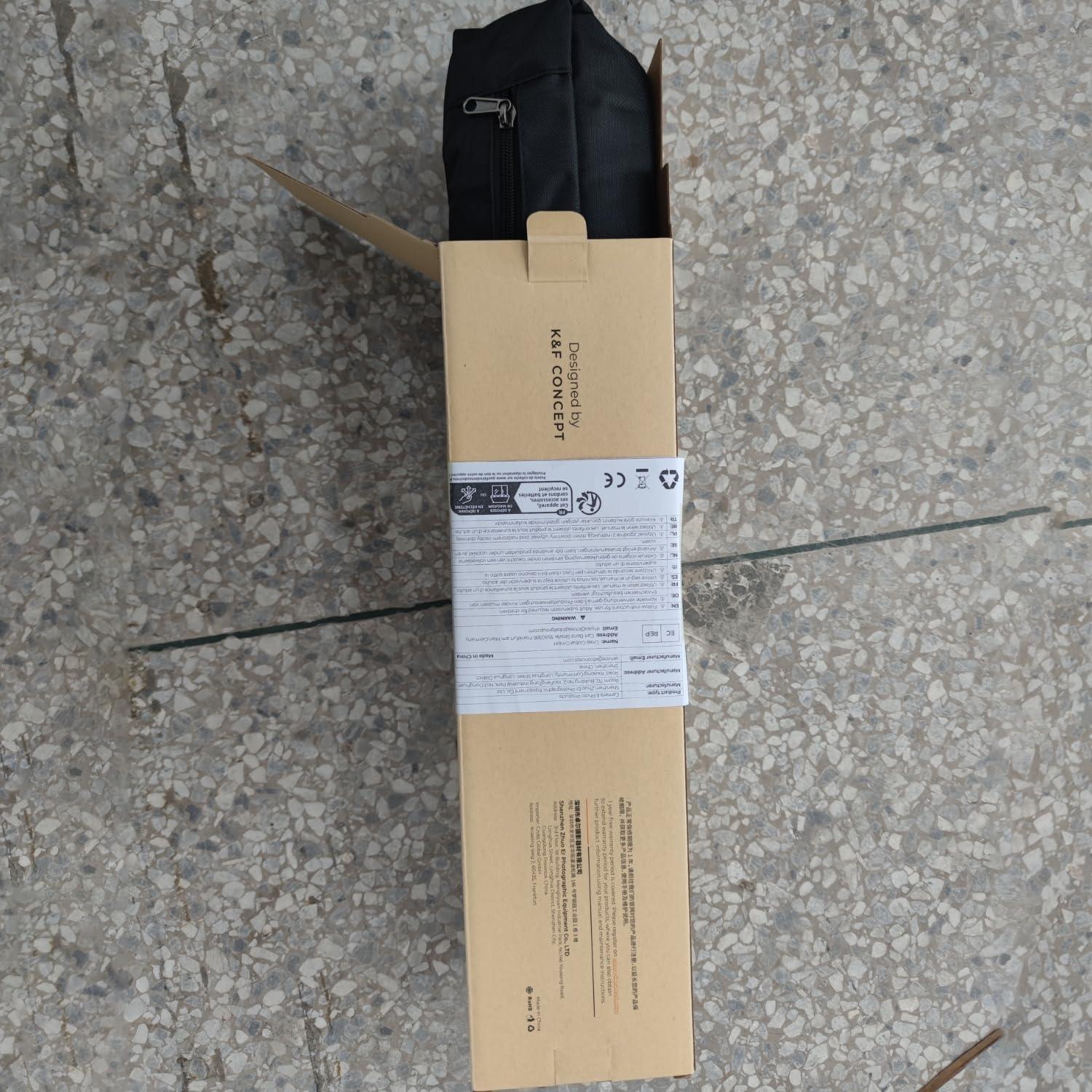 Trípode de Viaje K&F Concept 0.61 kg Altura Ajustable 43-152 cm