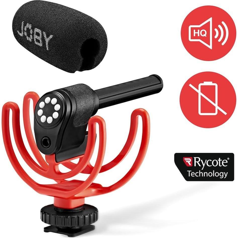 Micrófono Compacto JOBY Wavo Super Cardioide para Vlogging