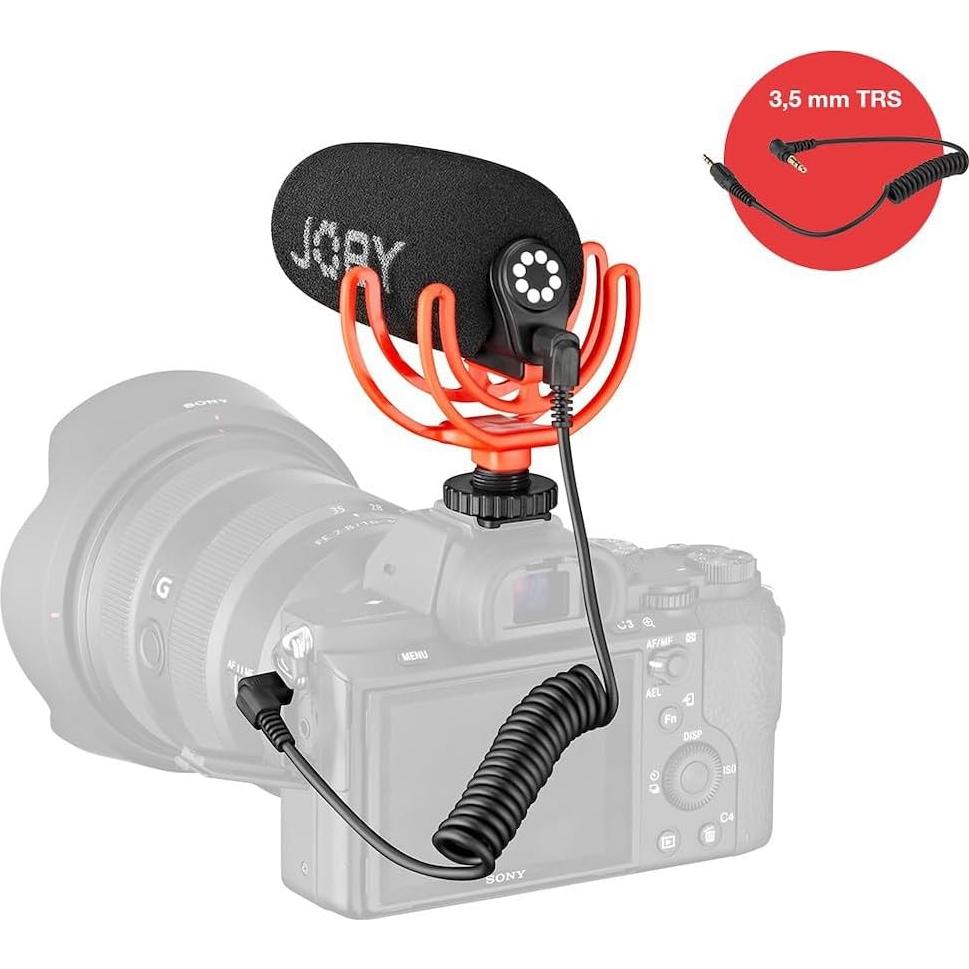 Micrófono Compacto JOBY Wavo Super Cardioide para Vlogging