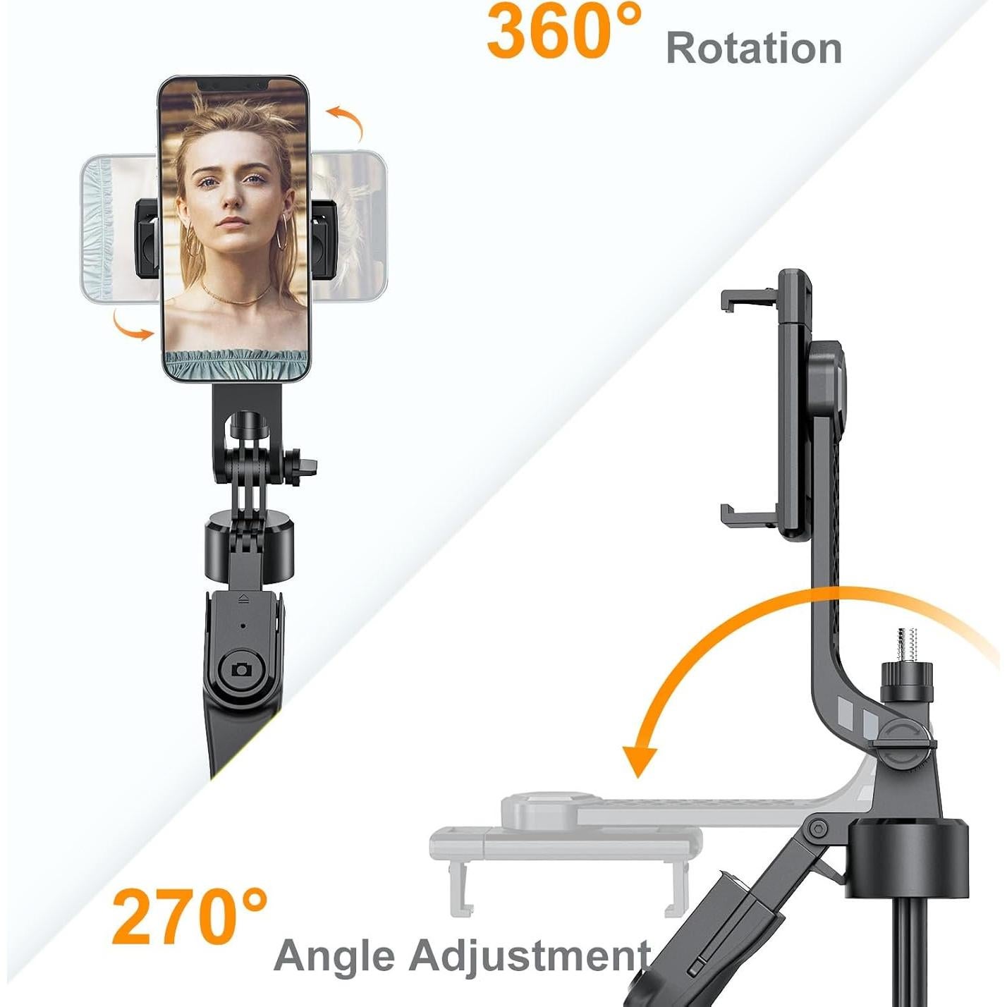 Trípode para teléfono celular KEITHY C11 182.88 cm con control remoto