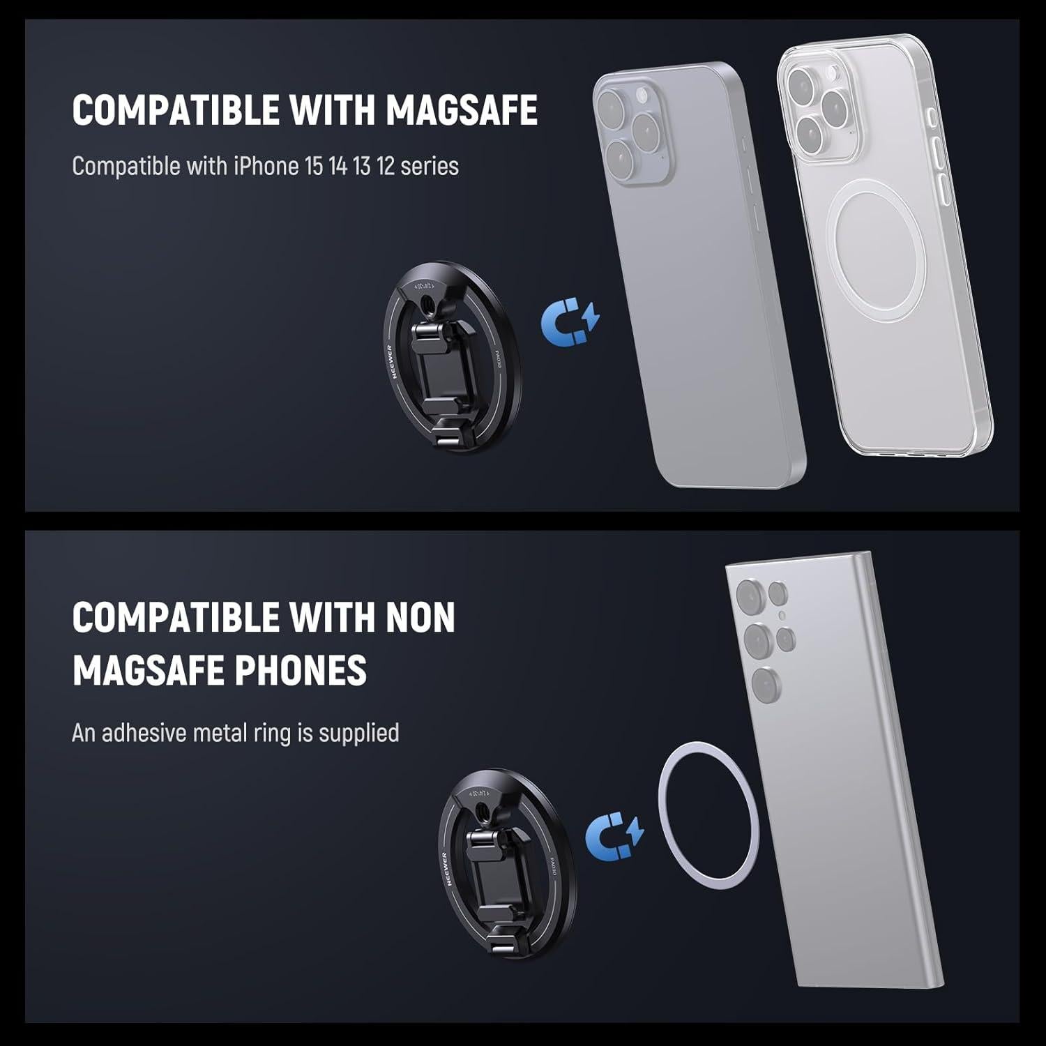 Soporte Trípode Magnético NEEWER PA030 para Teléfonos MagSafe