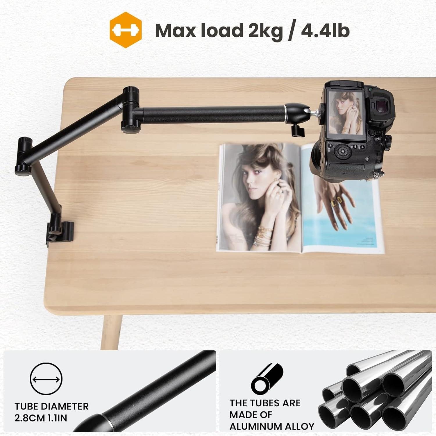 Soporte de Escritorio para Cámara TARION TKB01 - Brazo Articulado 95 cm