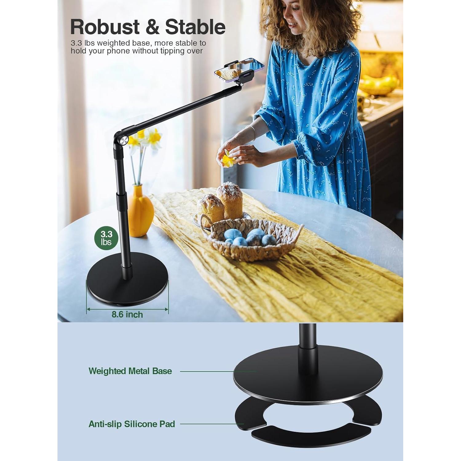 Soporte de Teléfono Overhead Elitehood 38.1 cm Ajustable