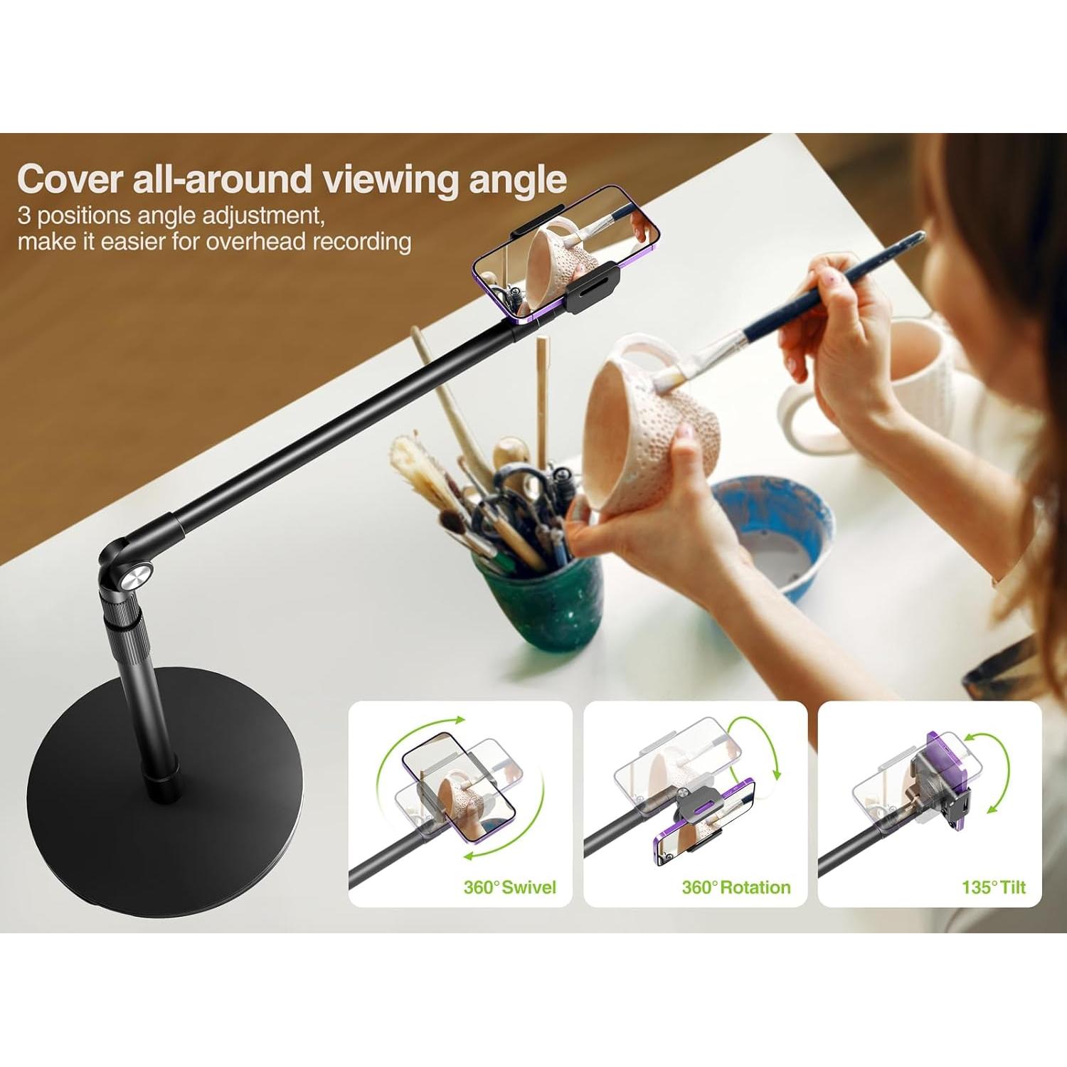 Soporte de Teléfono Overhead Elitehood 38.1 cm Ajustable