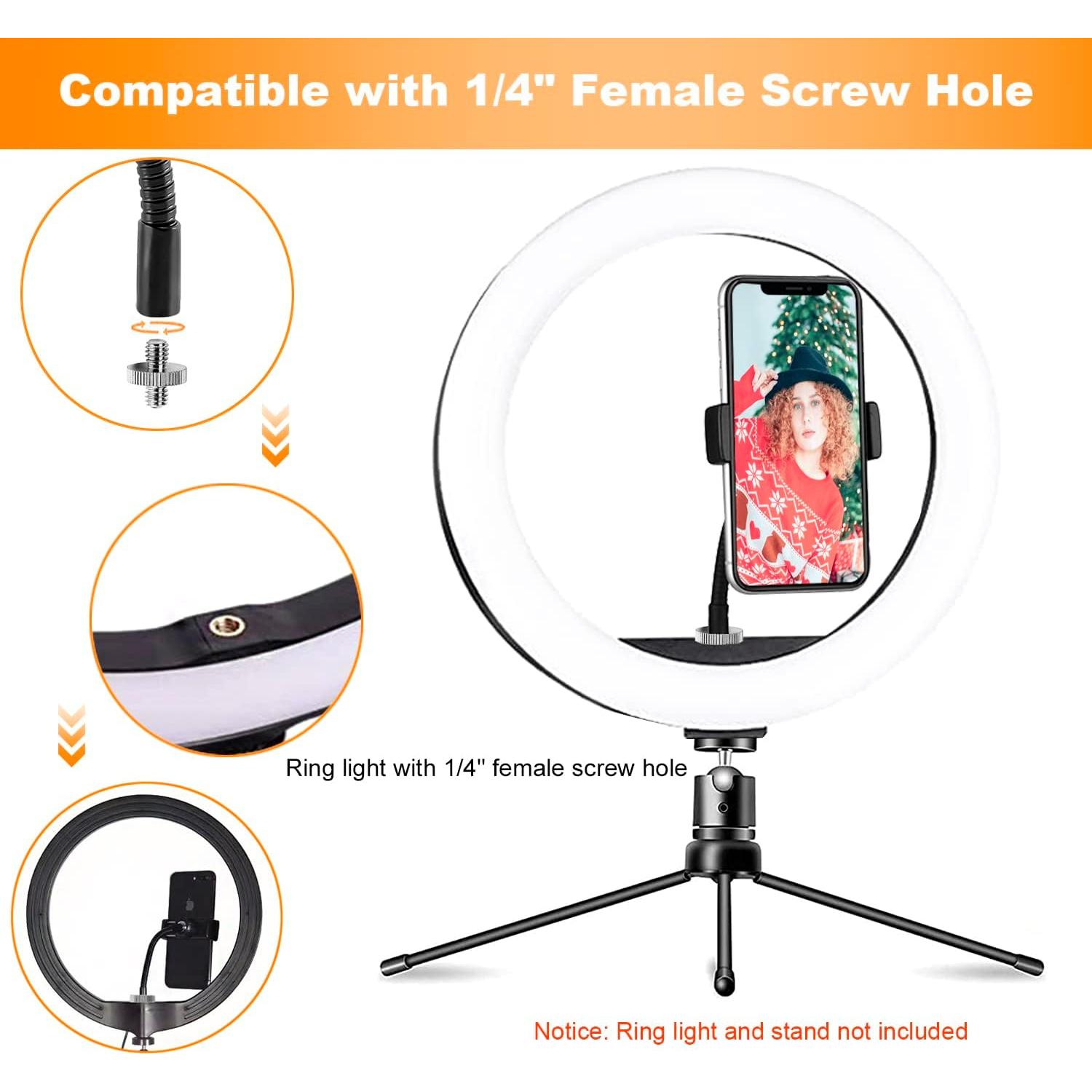 Soporte Universal para Teléfono con Luz Anular JIAYUE