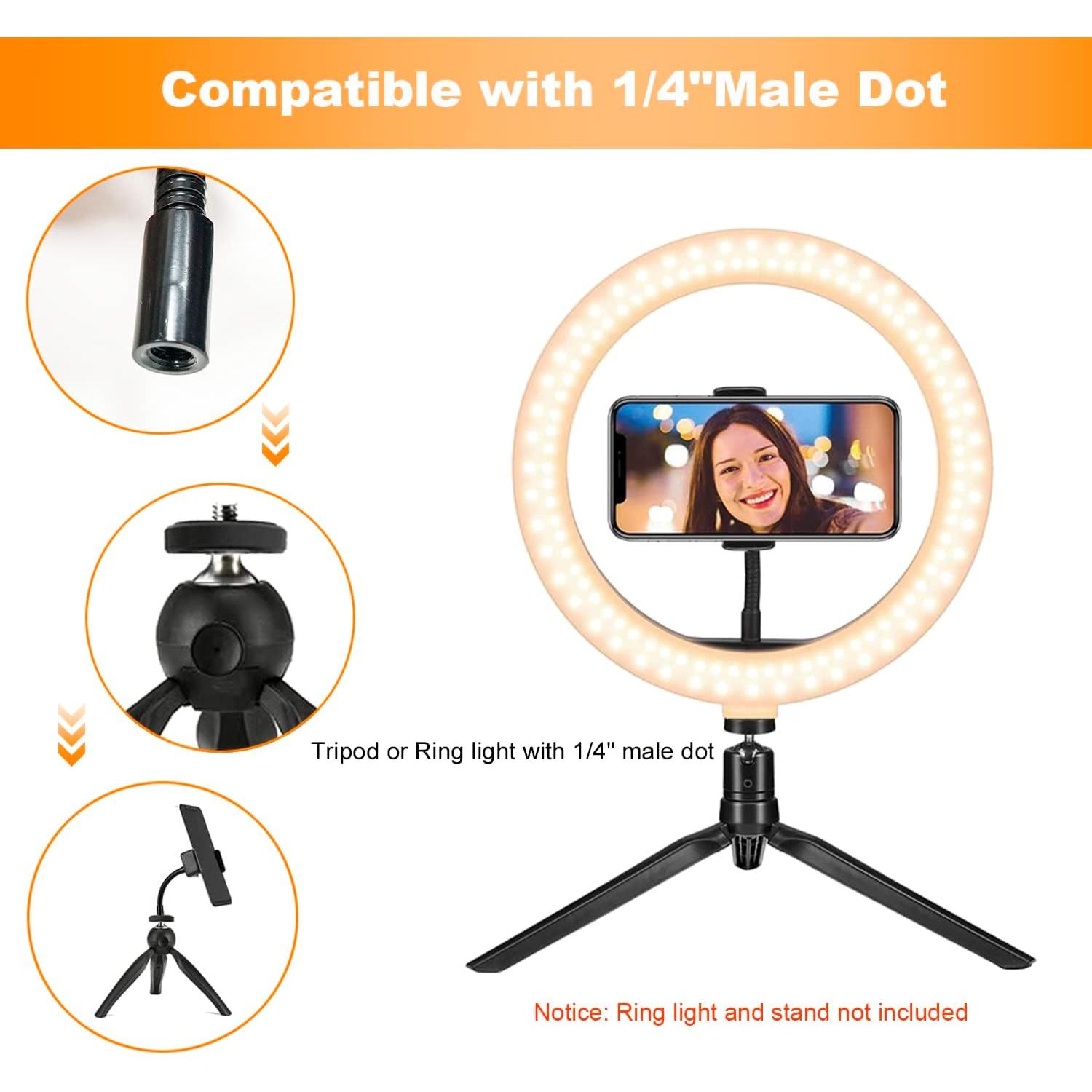 Soporte Universal para Teléfono con Luz Anular JIAYUE