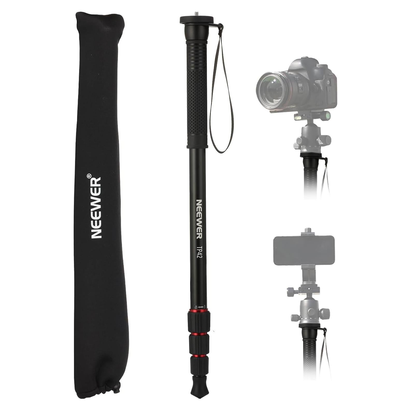 Monopie NEEWER TP42 de Aluminio 66.5" para Cámara DSLR
