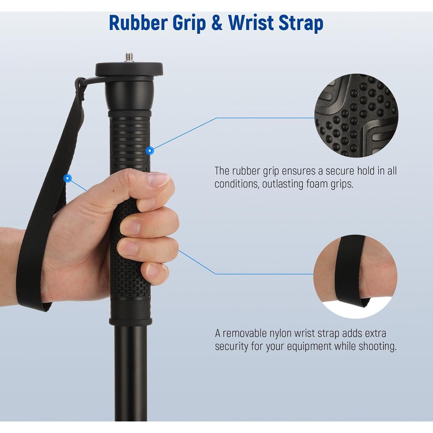 Monopie NEEWER TP42 de Aluminio 66.5" para Cámara DSLR