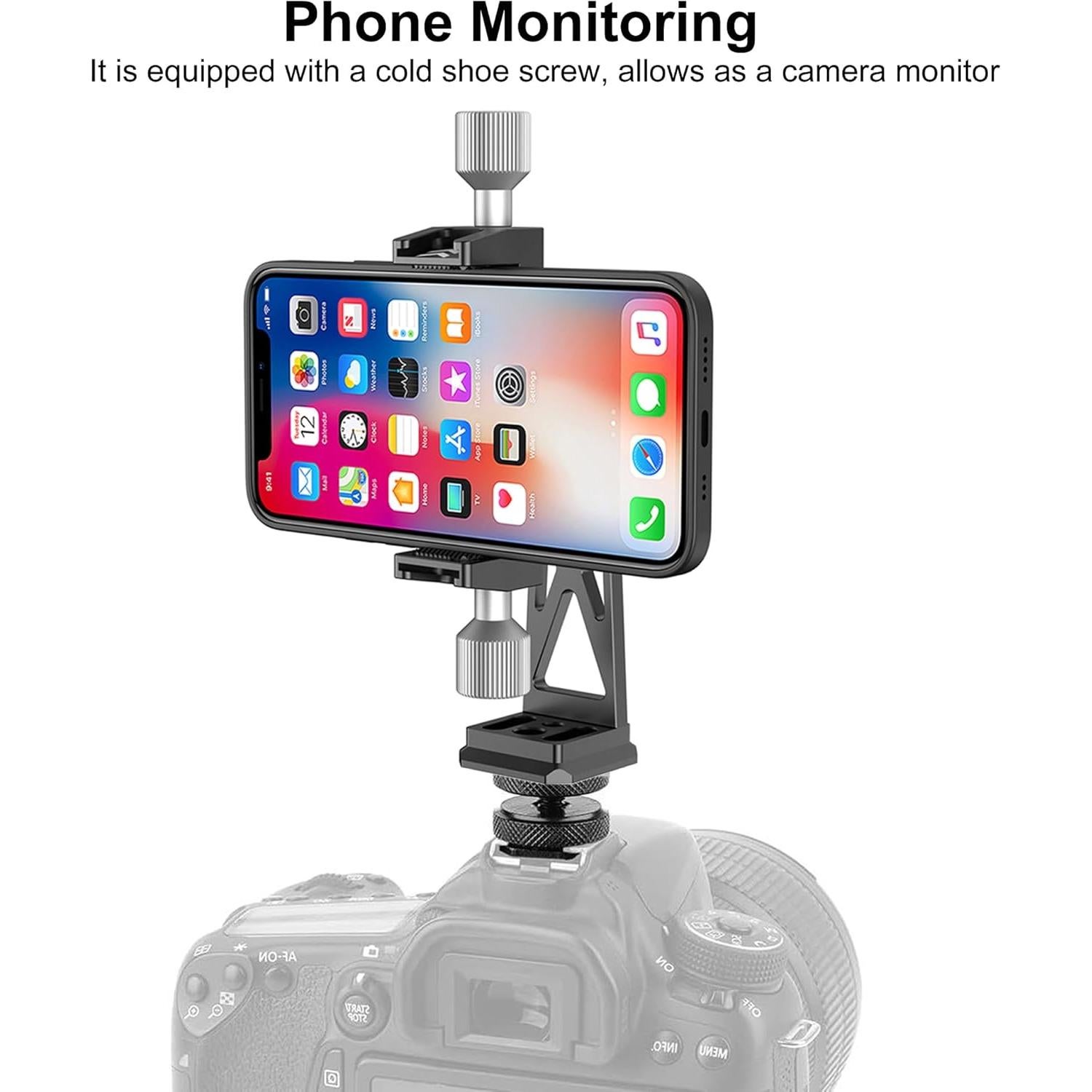 Soporte de trípode Peastrex para celular con cabezal de bola 360°