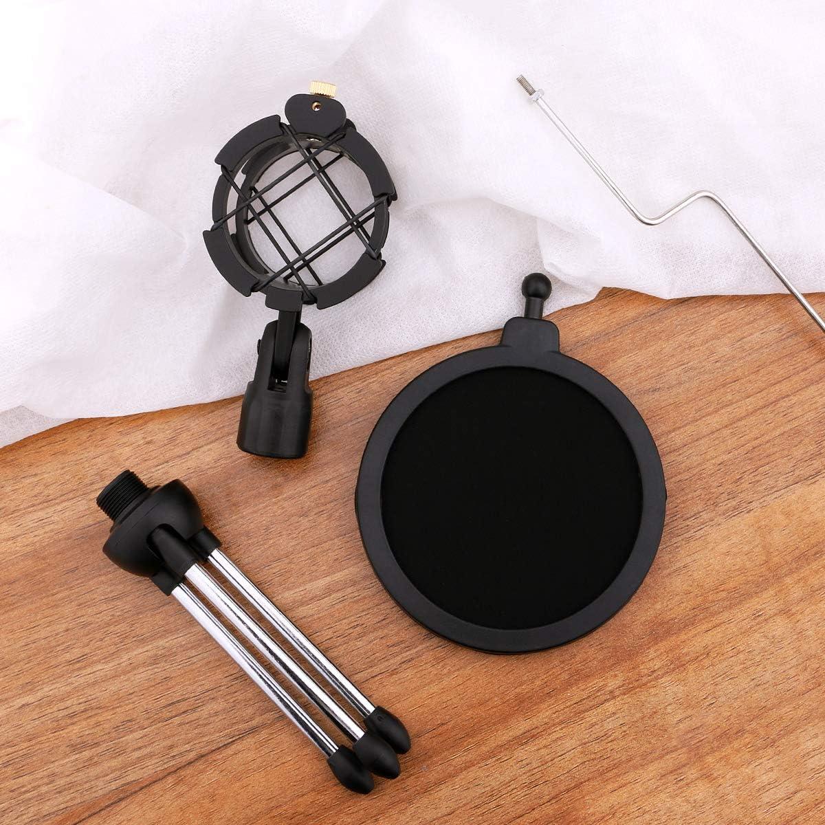 Soporte de Micrófono de Escritorio Dreokee con Filtro Antipop