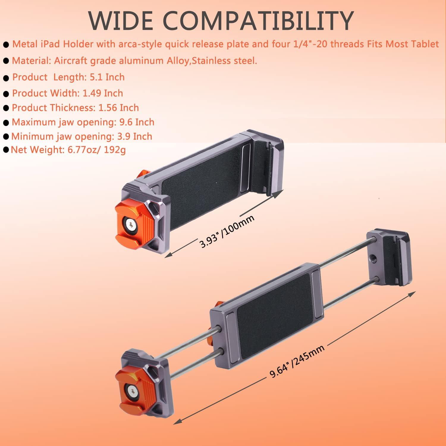 Soporte de Trípode para Tableta FANYINGTECH - Metal, Rotatable, Universal