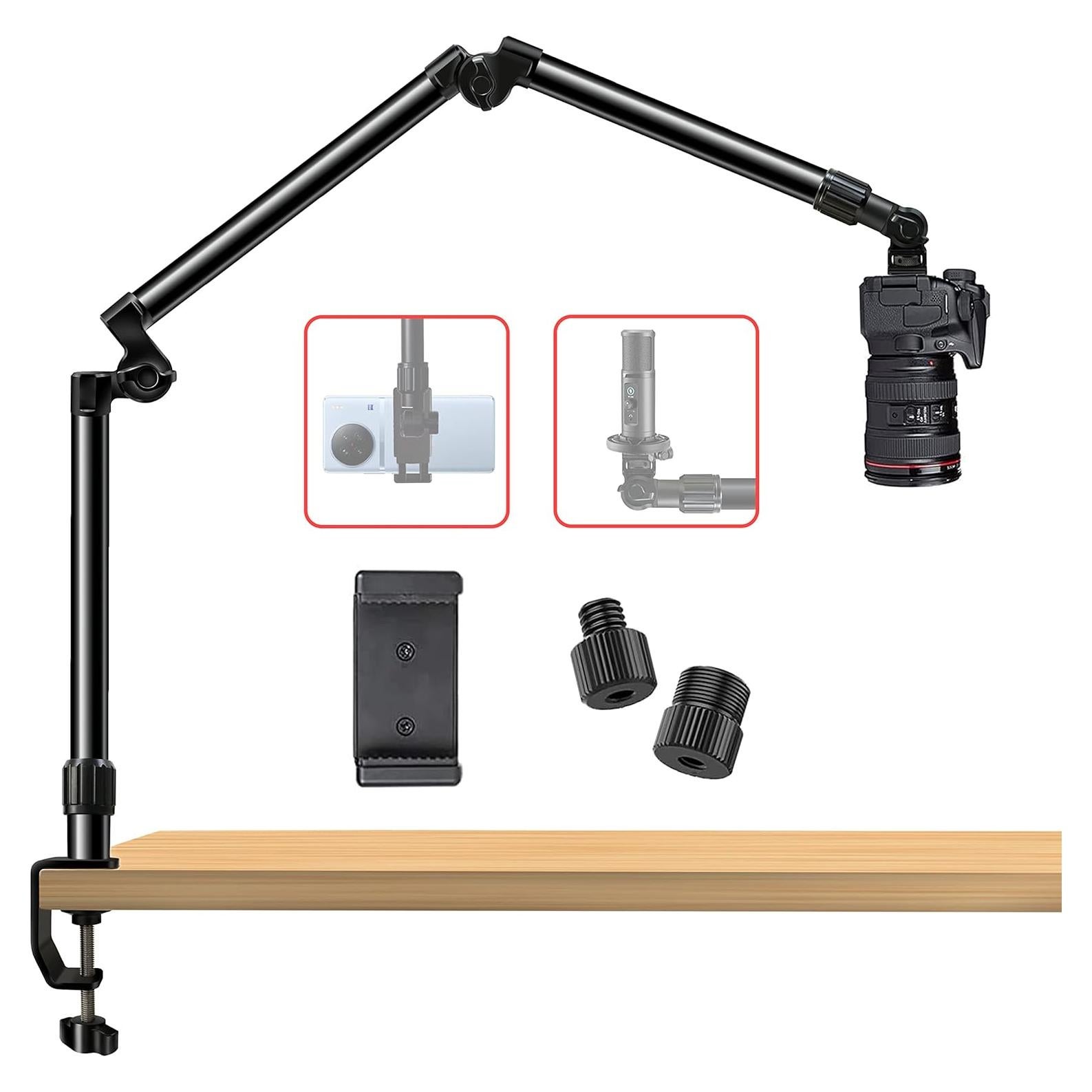 Soporte de cámara de escritorio DNSbabi ajustable 360° 8.2kg