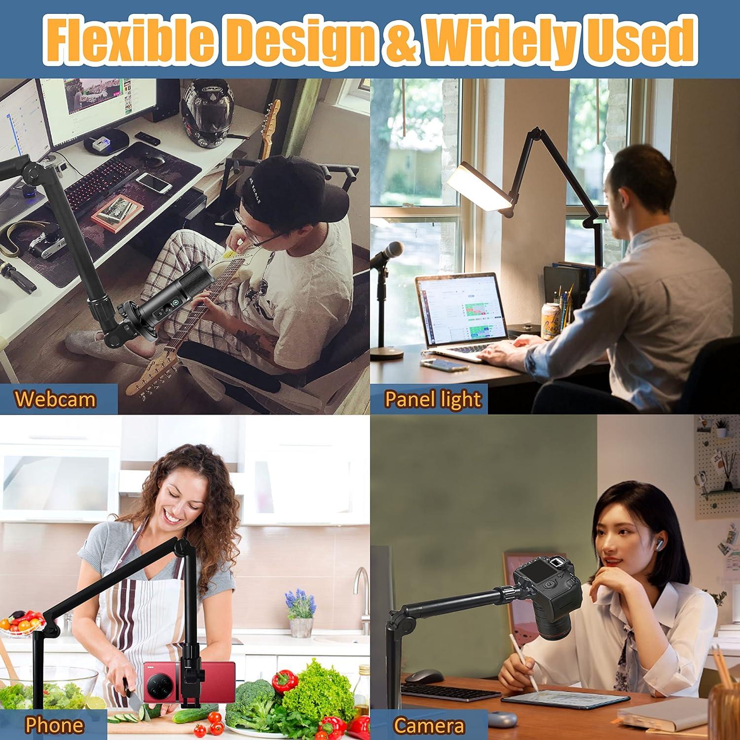 Soporte de cámara de escritorio DNSbabi ajustable 360° 8.2kg