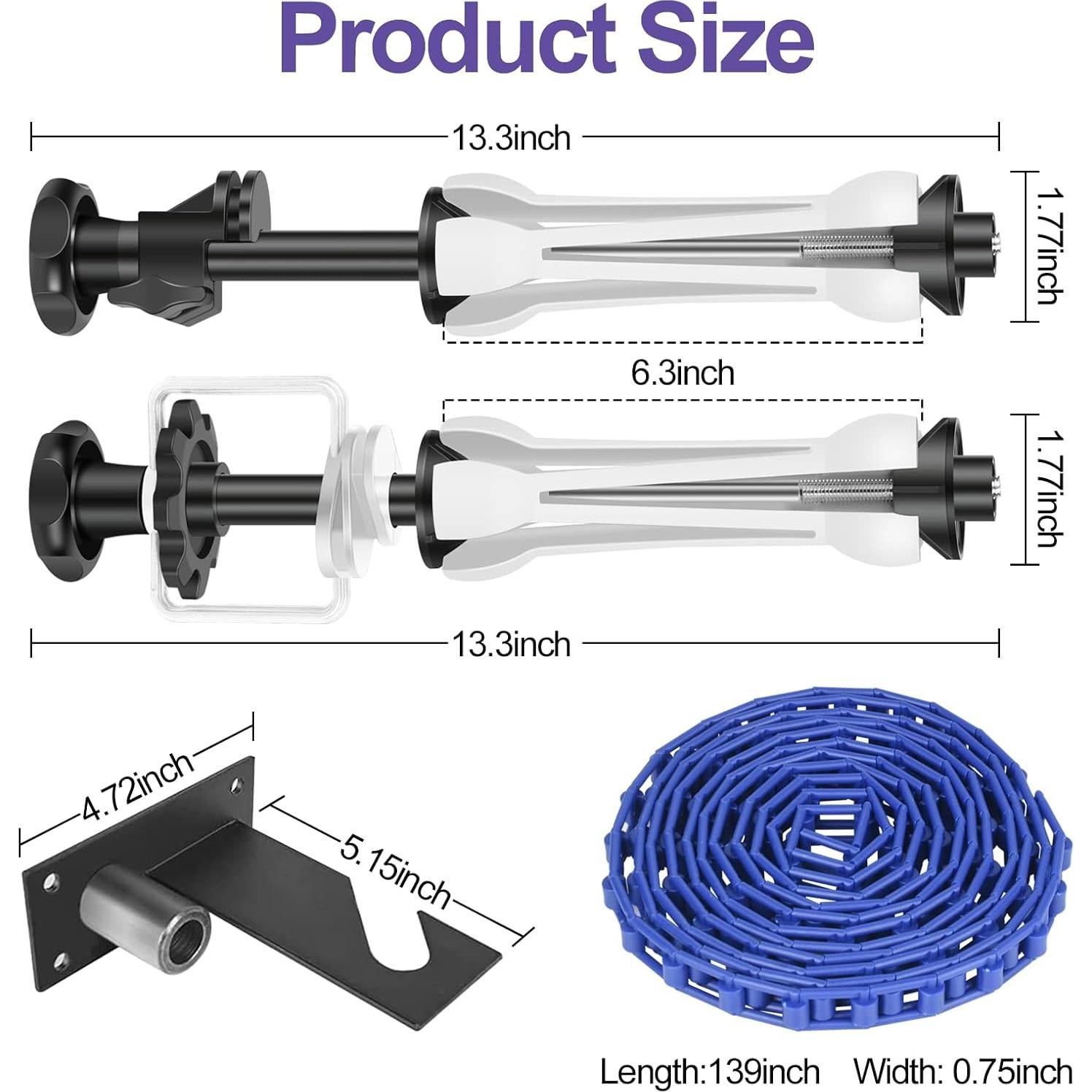 Soporte de fondo de fotografía EMART para techo 1.74 kg