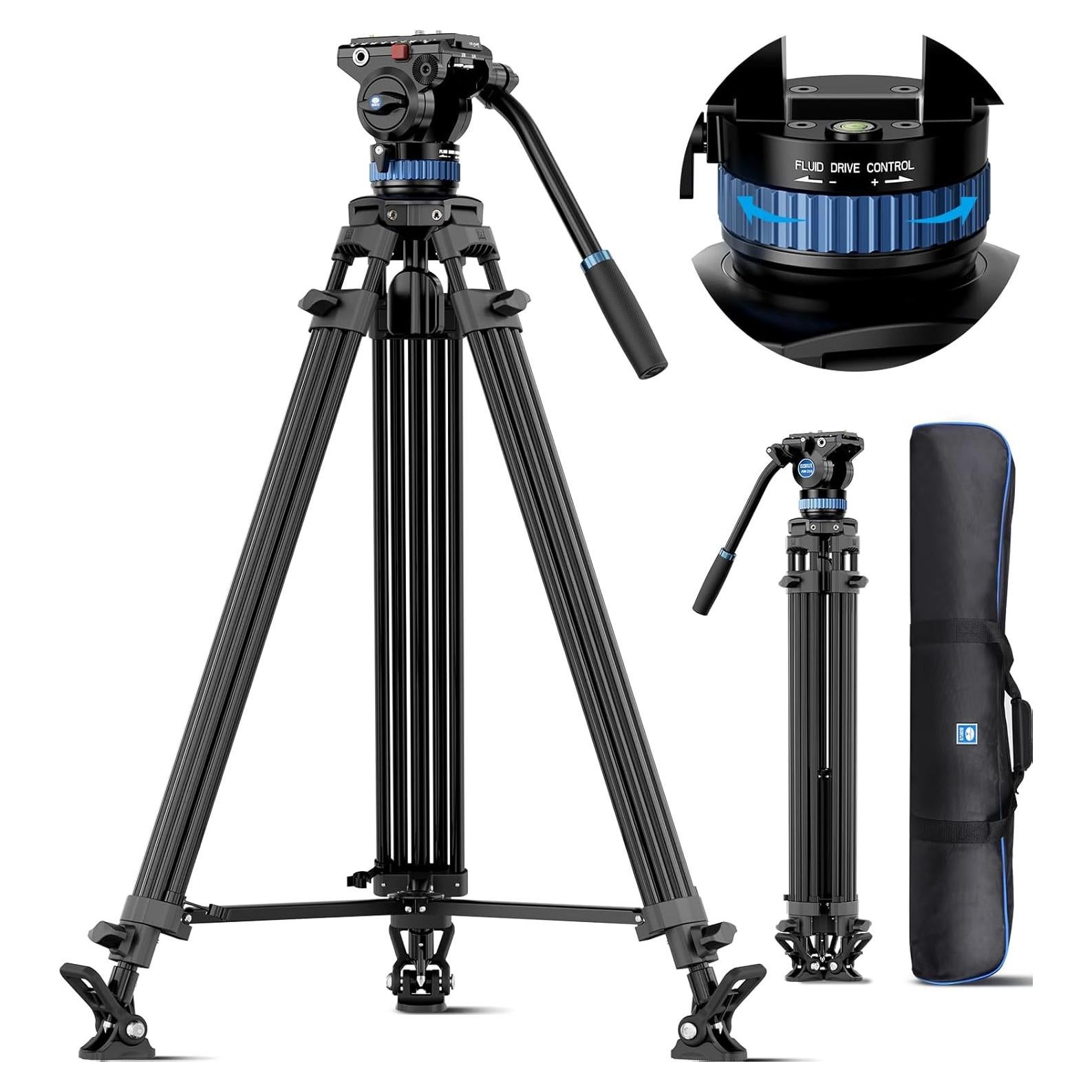 Trípode de Video SIRUI AM-25S 190cm Alta Resistencia