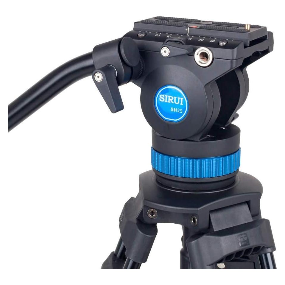 Trípode Profesional SIRUI SH-25 con Cabezal Fluido 10kg