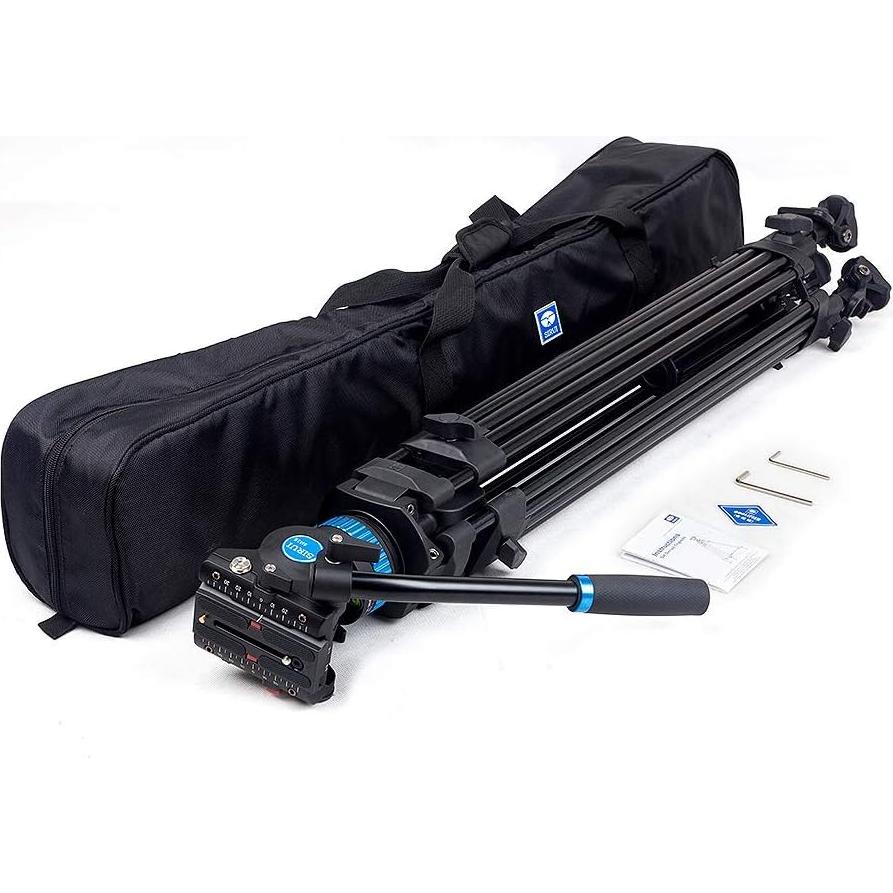 Trípode Profesional SIRUI SH-25 con Cabezal Fluido 10kg