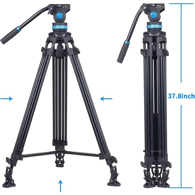 Trípode Profesional SIRUI SH-25 con Cabezal Fluido 10kg