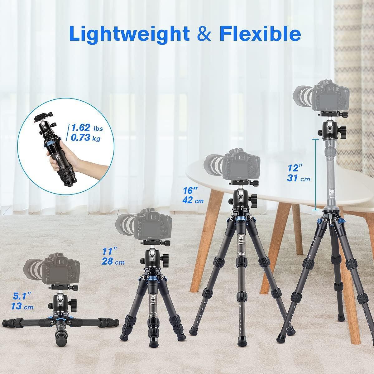 Trípode Mini SIRUI AM-223 de Fibra de Carbono 40.6cm