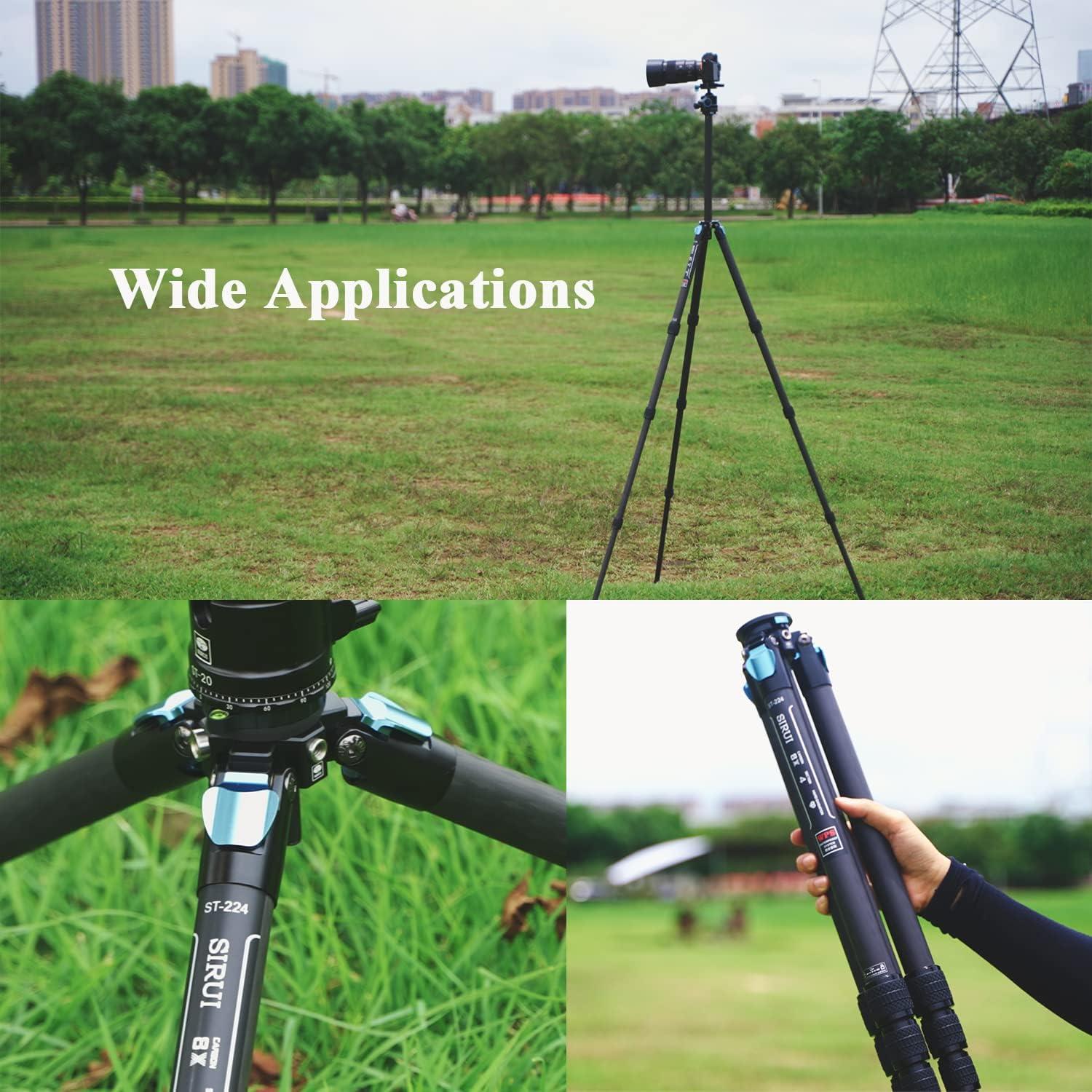 Trípode Profesional SIRUI ST-224 de Carbono 2.06kg Impermeable