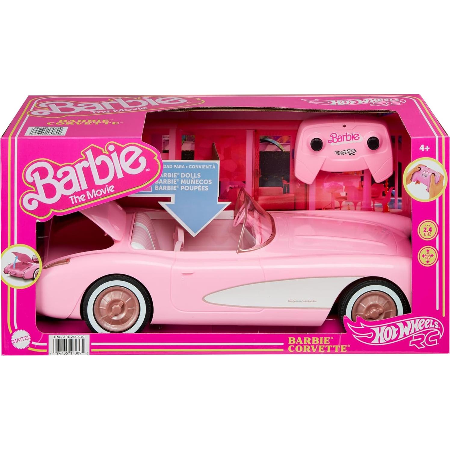 Coche de Juguete Control Remoto Barbie Corvette 1956 Mattel