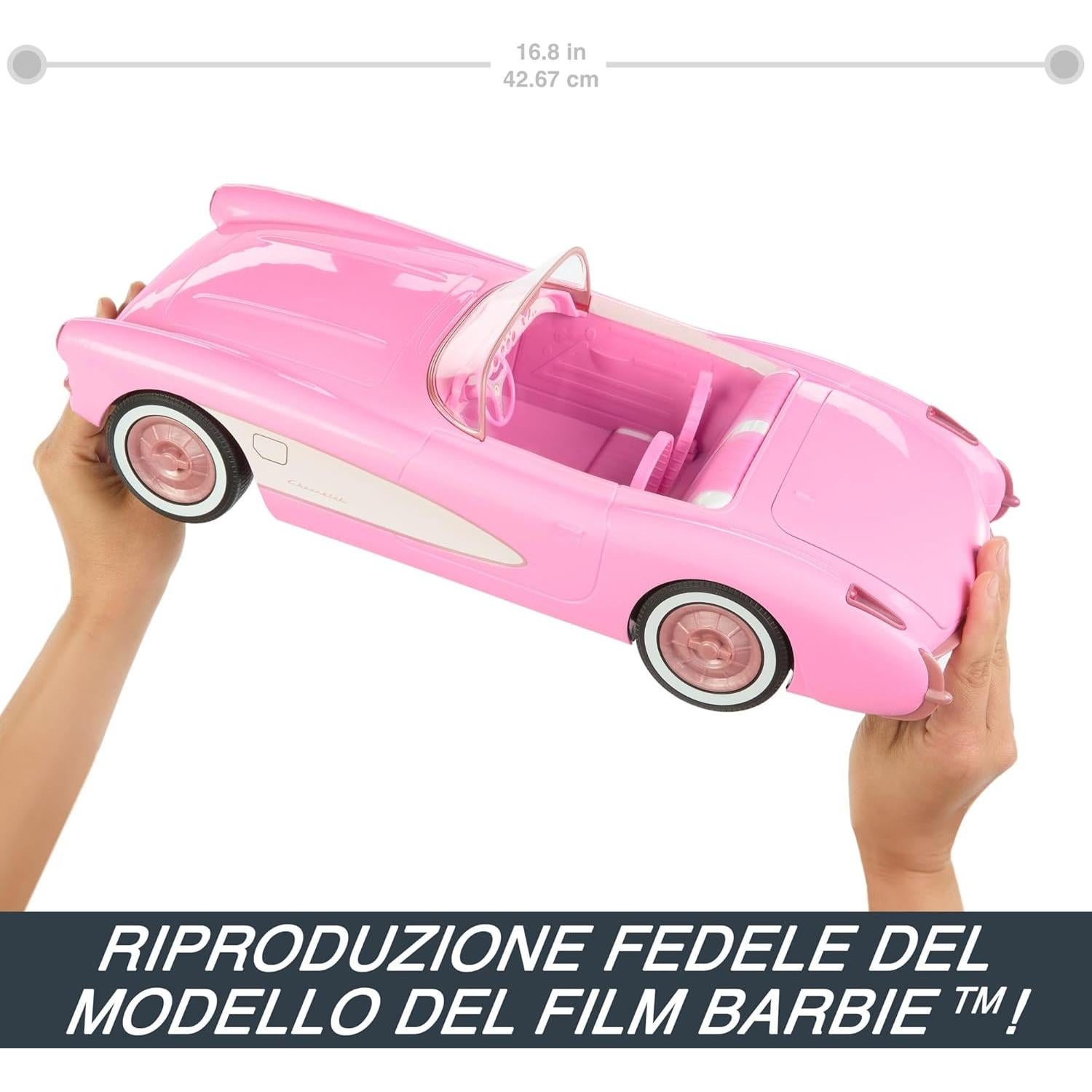 Coche de Juguete Control Remoto Barbie Corvette 1956 Mattel