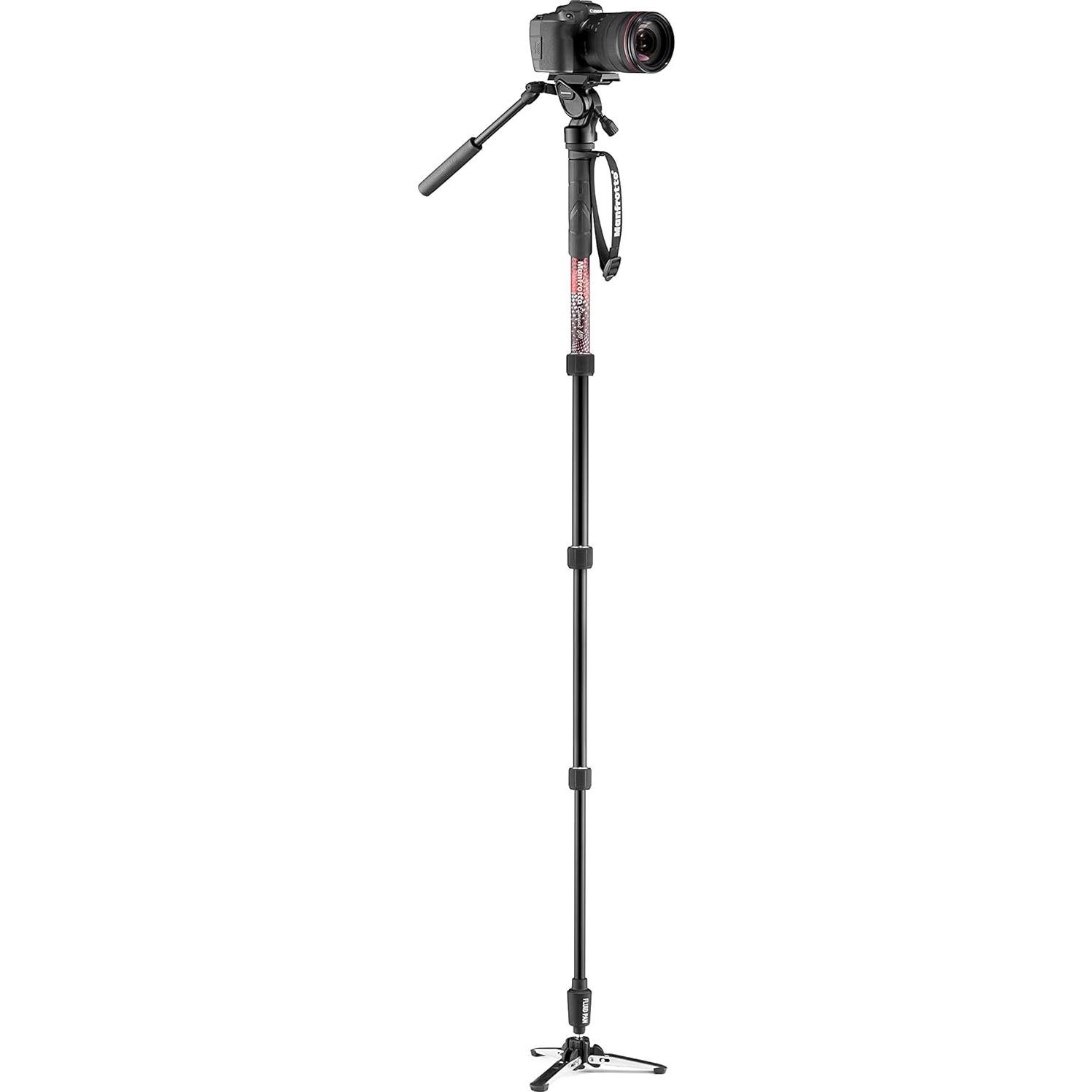 Monopod de Video Manfrotto Element MII 1kg 4kg Carga Rojo