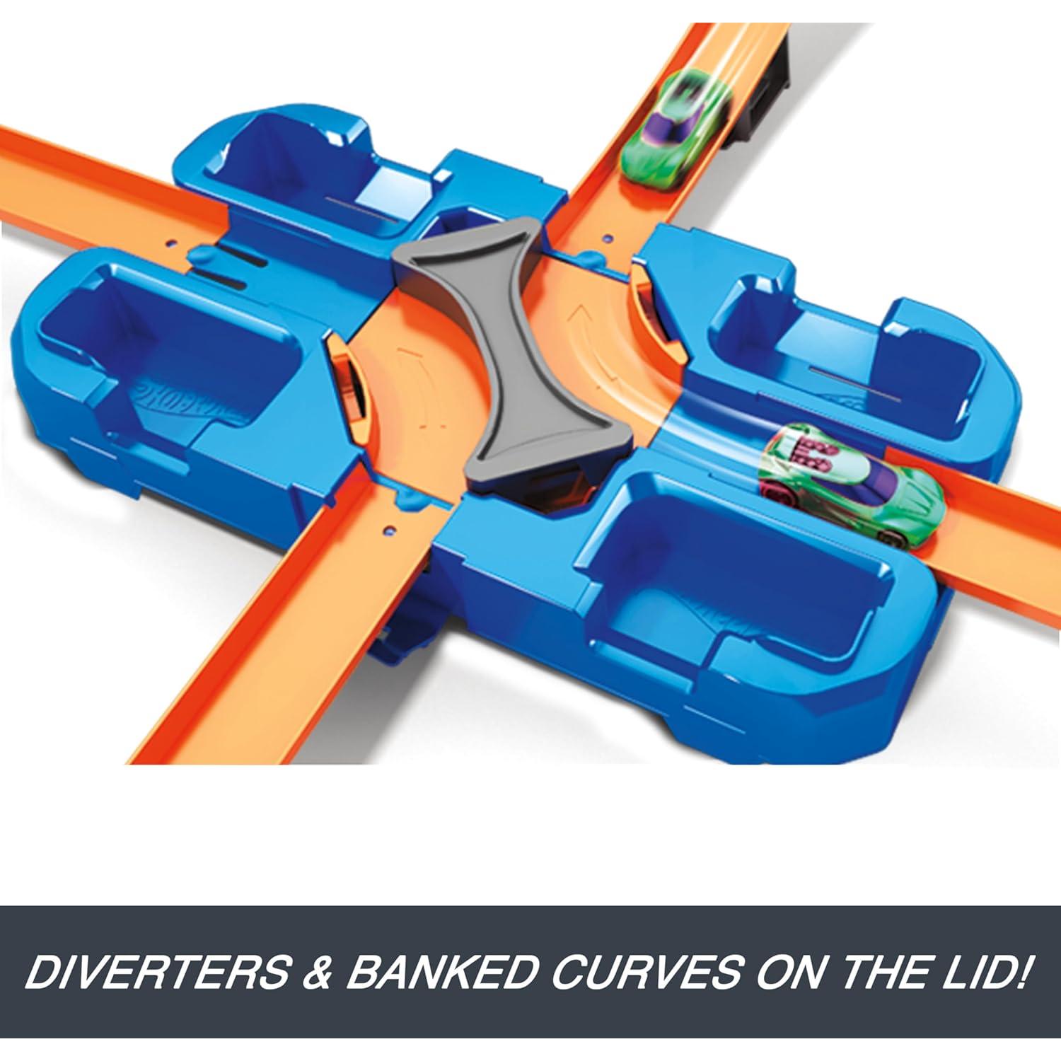 Juego de Pista de Autos Hot Wheels Deluxe 25 Piezas