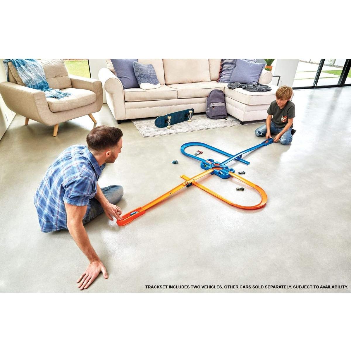 Juego de Pista de Autos Hot Wheels Deluxe 25 Piezas