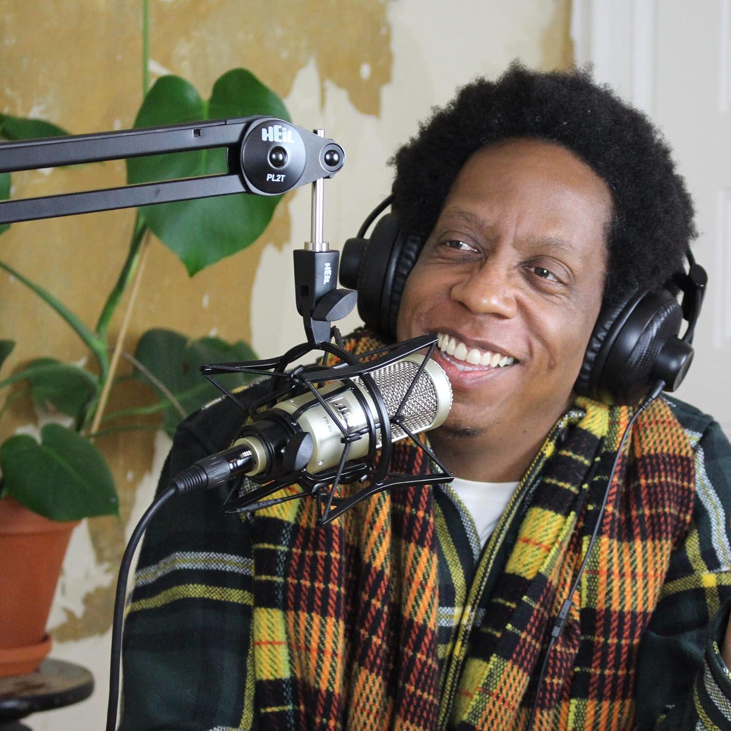 Brazo de Micrófono Articulado Heil PL2T para Podcasting y Estudio